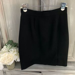 J. Crew Black Wool Pencil Skirt
